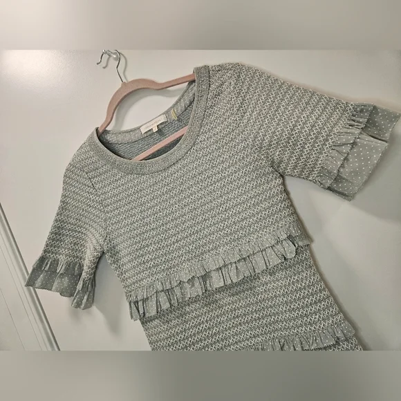 Loveshackfancy Aveline Ruffled Mini Dress Size M - Picture 5 of 13